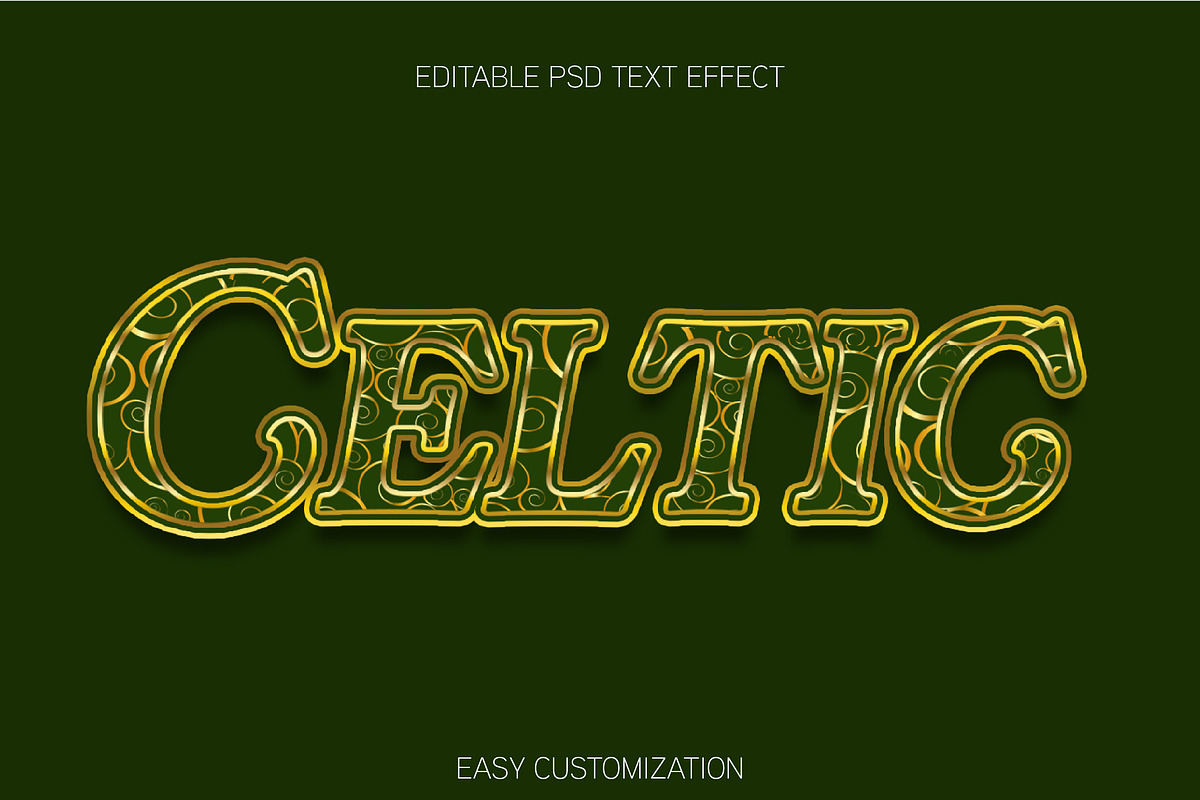 Ornamental Celtic Text Effect