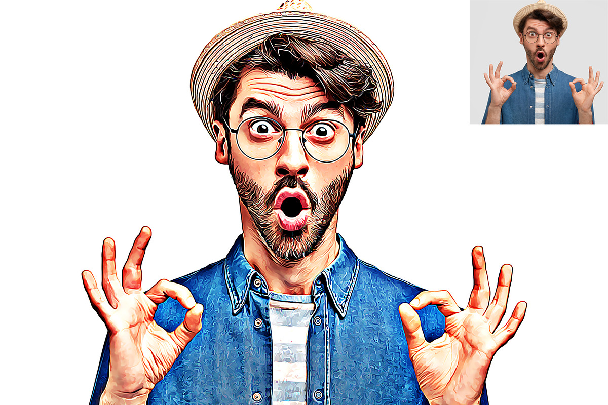 Pro Digital Oil Photoshop Action, an Action Add-On by Studio Retouch (Photo 11 of 13)