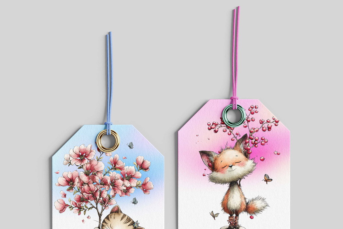 Whimsical Spring Flowers Farm Animal, a Graphic by one-touch (Photo 5 of 16)