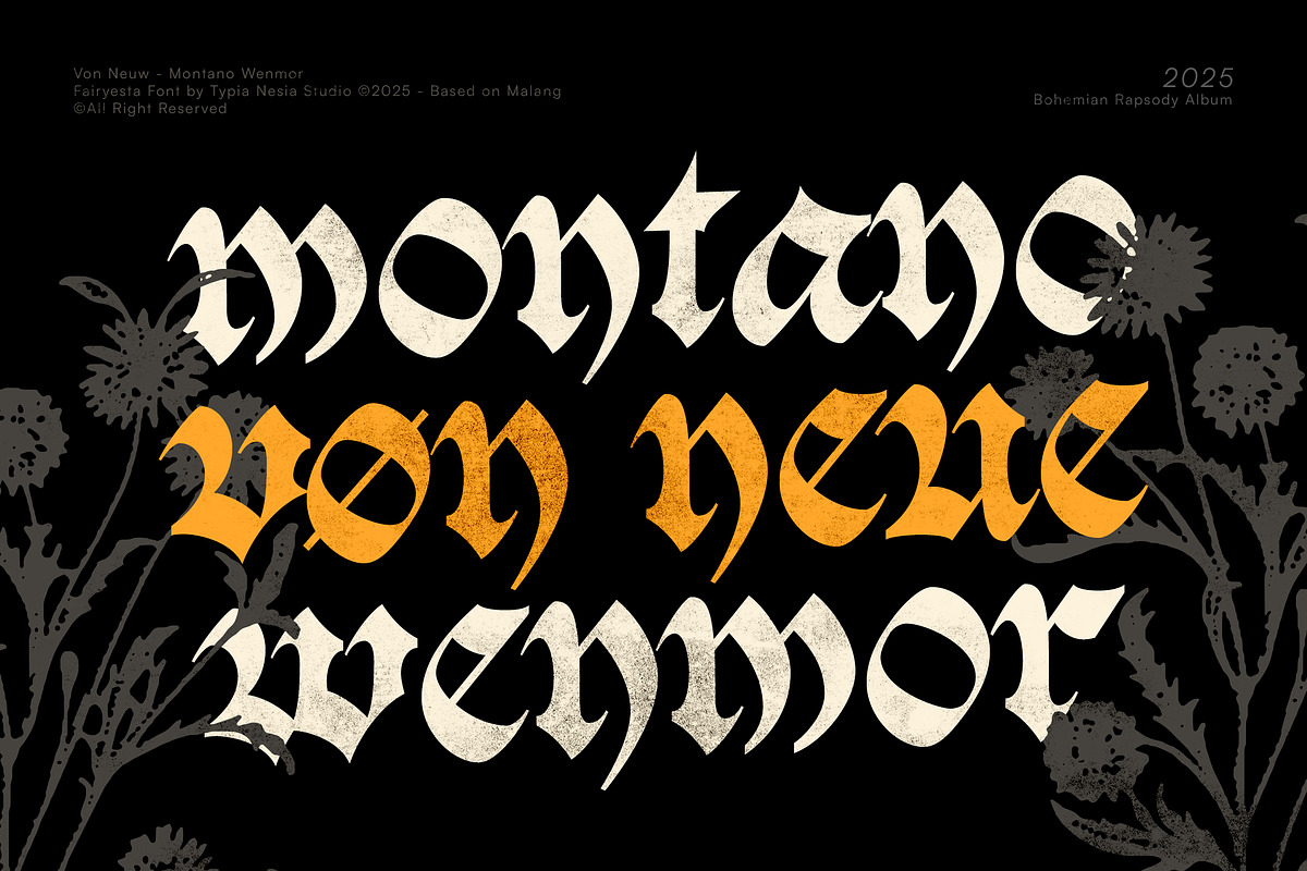 Fairyesta - Blackletter Gothic Font, a Blackletter Font by Typia Nesia (Photo 5 of 12)