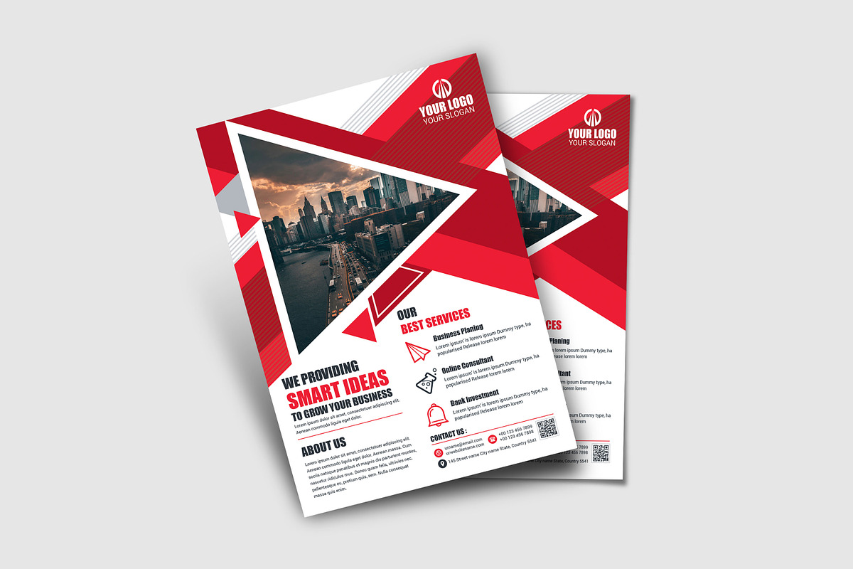 Corporate Flyer Template, a Flyer Template by Ultimate Template Shop (Photo 3 of 6)