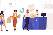 People in queue at clothing store, a Person Illustration by Good Studio (Thumbnail 3 of 3)