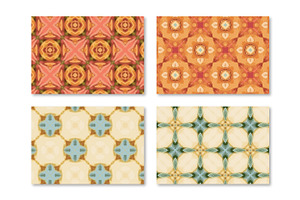 PIEZZA Geometric Seamless Patterns.