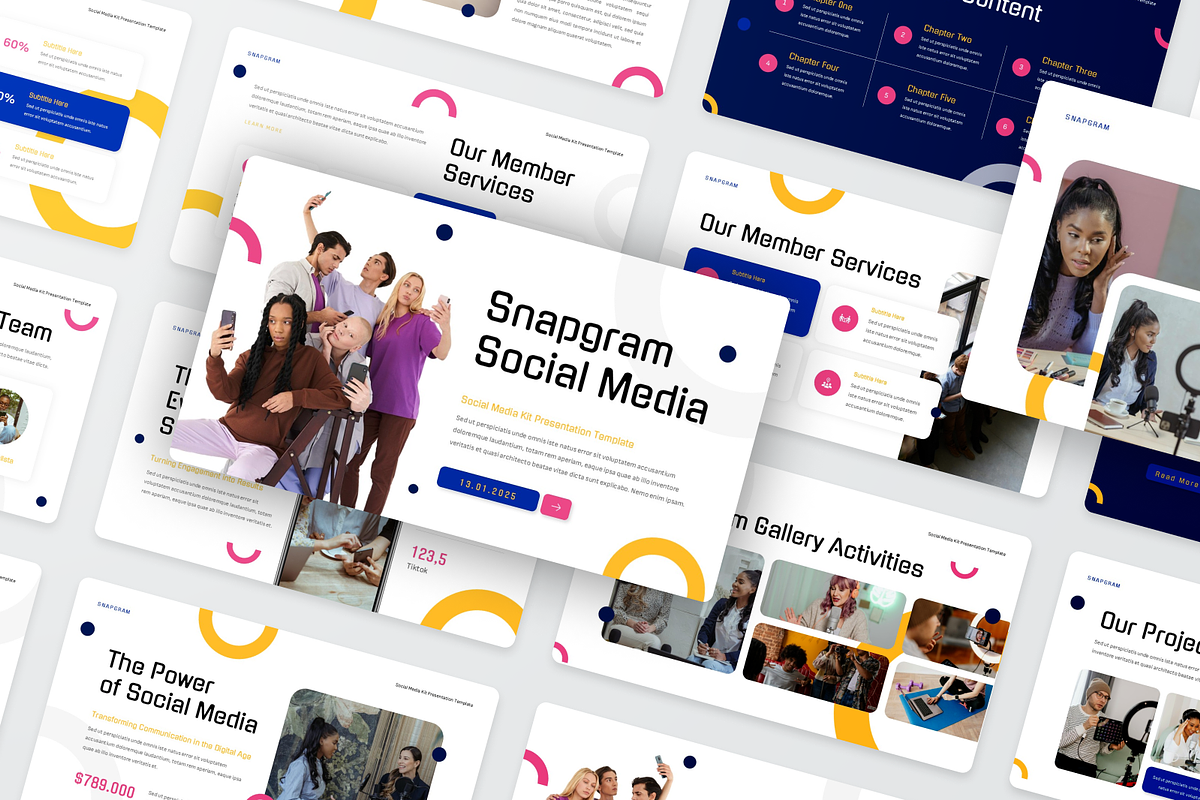 Social Media Content Kits, a Presentation Template by SquidPixey (Photo 3 of 6)