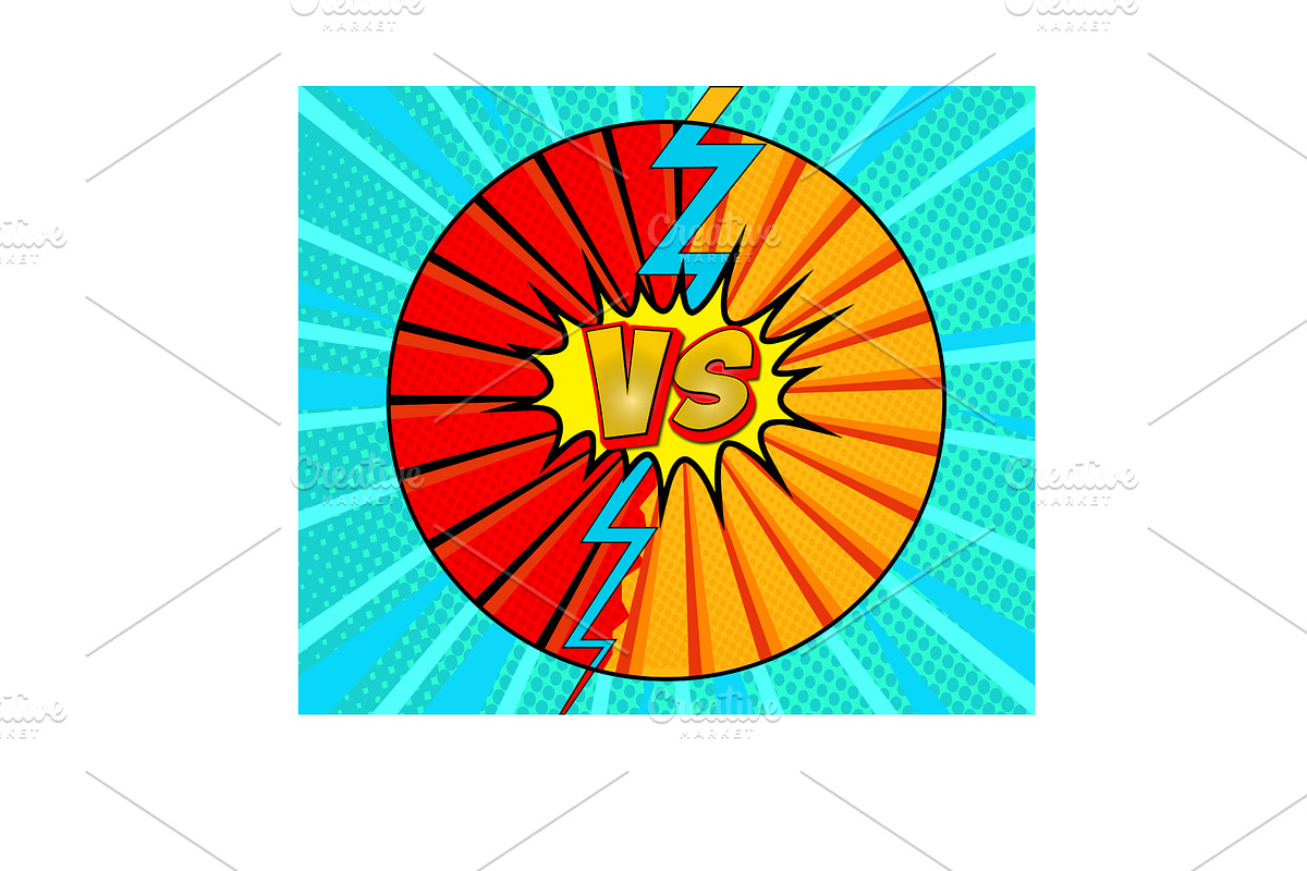 Comic Art Background Design EPS, a Background Graphic by TrueVector