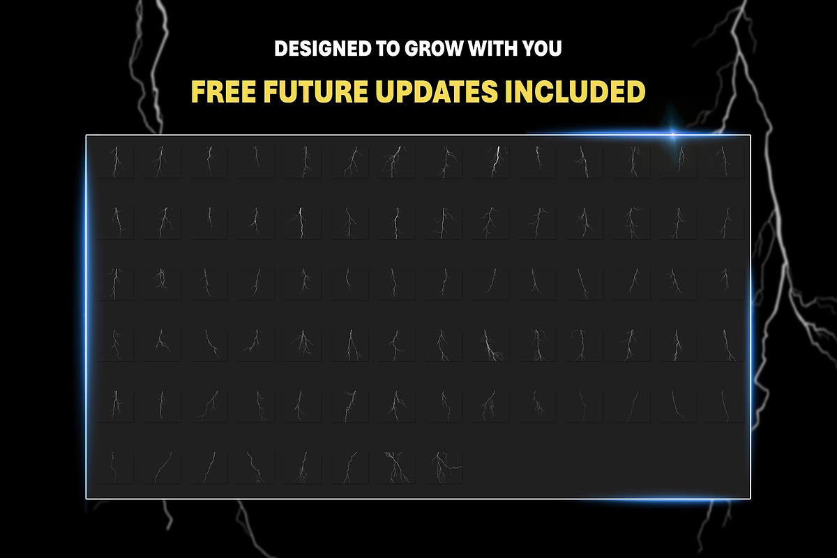 75+ PNG Cutout Lightning Bolt Effect, an Object Graphic by Mikel Blazgad (Photo 8 of 10)