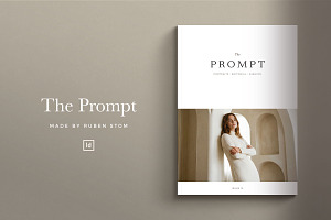 The Prompt Magazine Template, a Design Template by Ruben Stom
