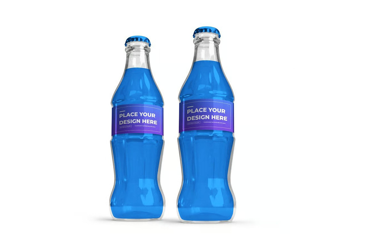 Soft Drink Bottle Mockup Template, a Packaging Mockup by DesignRushMarket (Photo 7 of 11)
