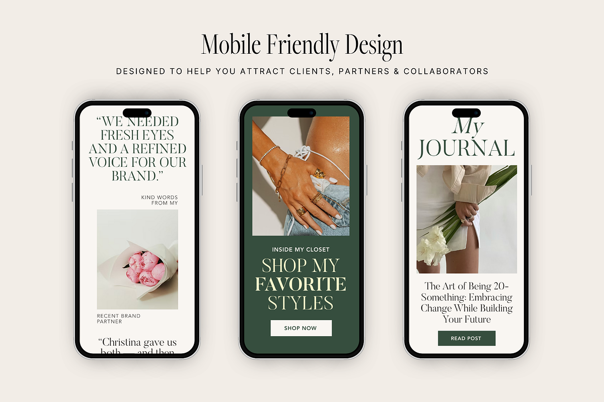GOLDEN HOUR | Wix Website Template preview 6