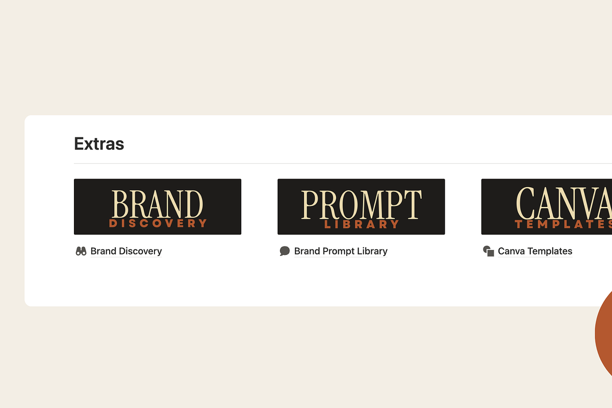 FOLIO | Brand Vault Notion Template, a Marketing Template by Small Studio (Photo 6 of 6)