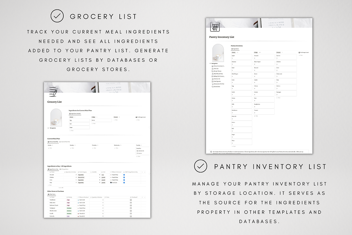 Digital Meal & Nutrition Planner, a Templates & Theme by BRANDcontent (Photo 4 of 8)