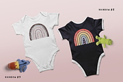 Watercolor Rainbow Clipart PNG, a Decorative Illustration by Kat Anti (Thumbnail 2 of 6)