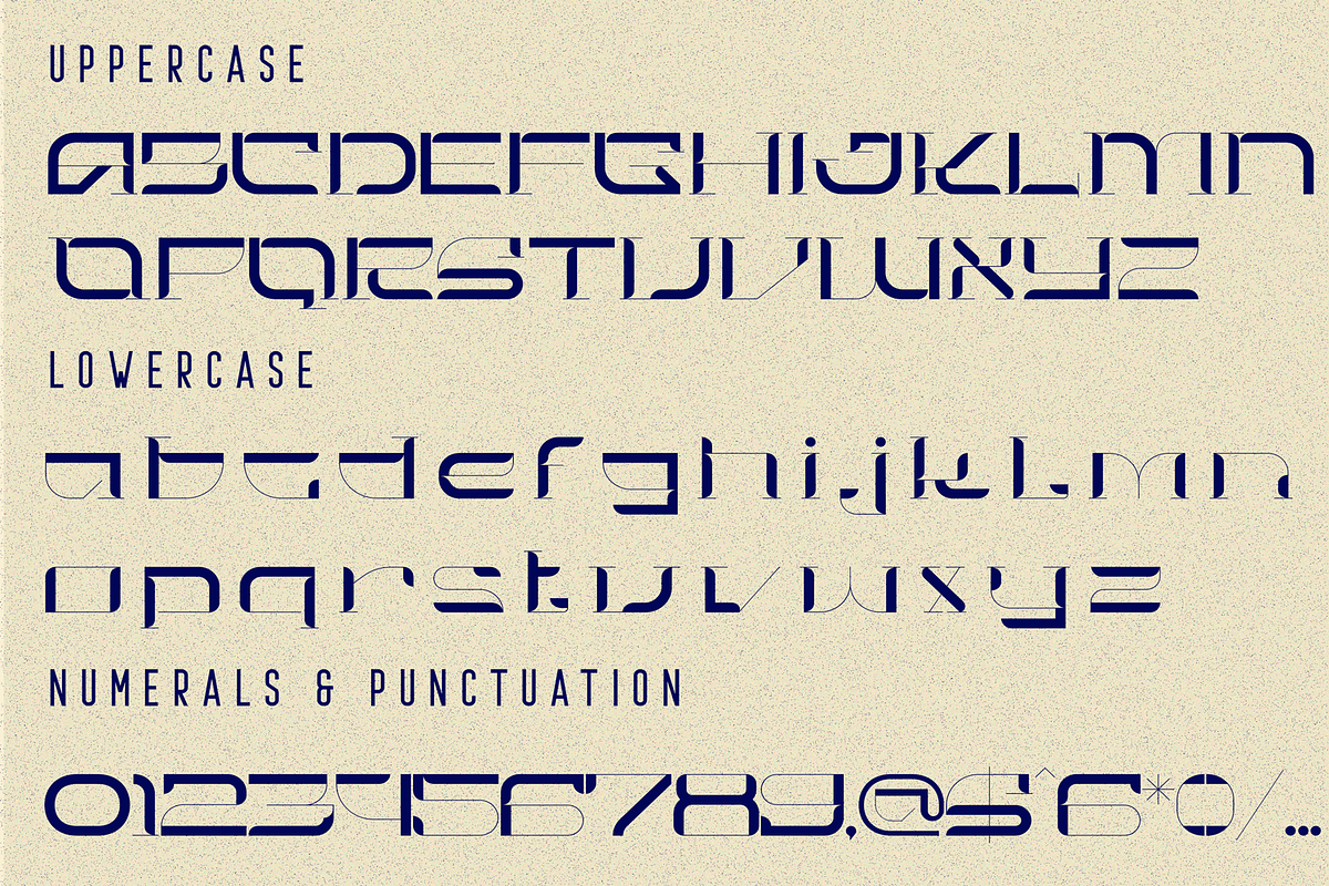 DIGITAL DIVIDE - FUTURISTIC FONT, a Sans Serif Font by 177Studio (Photo 8 of 8)