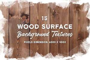 15 Wood Surface Background Textures