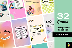 32 Instagram Story Templates Canva