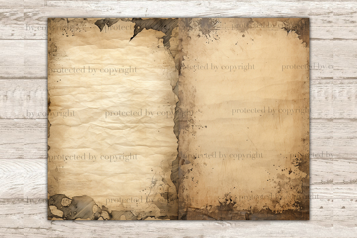 Gothic Frame Junk Journal Pages, a Decorative Illustration by GlamArtZhanna (Photo 10 of 10)