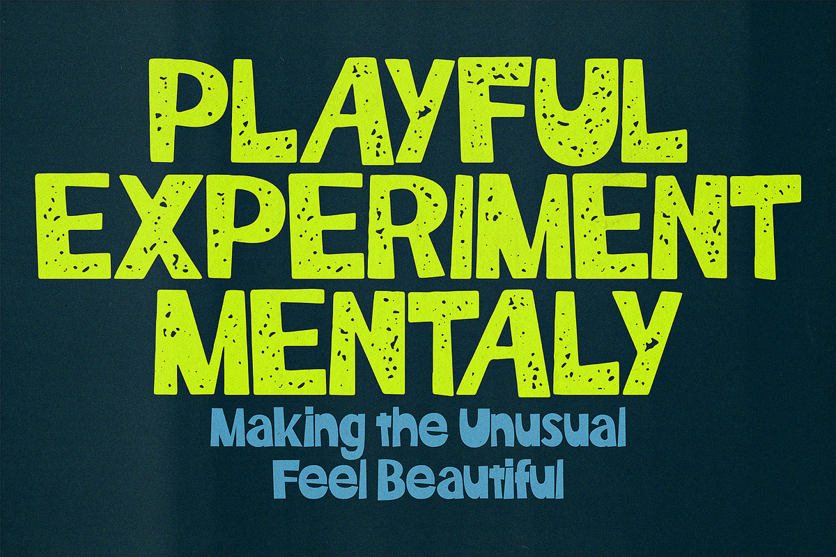 Boldre Quirky - Display Font, a Handwritten Font by Bentype Studio (Photo 3 of 8)