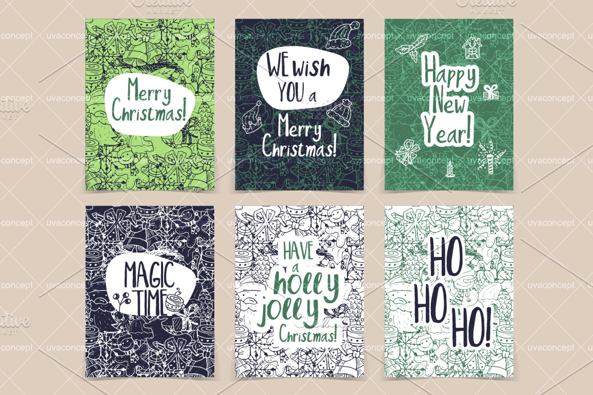 Set of 30 creative journaling cards, a Card Template by UVAconcept (Photo 4 of 6)