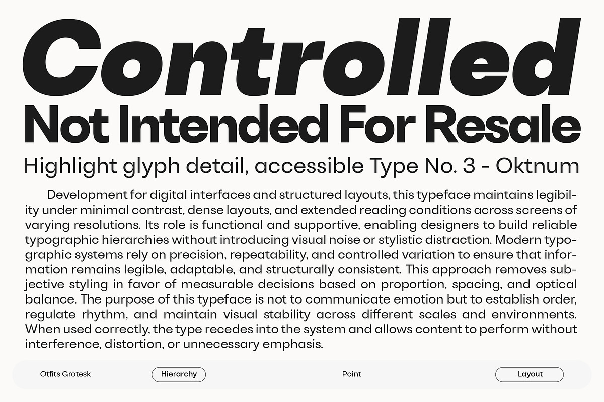 Otfits Grotesk Display, a Sans Serif Font by Oktnum Type Foundry (Photo 13 of 17)