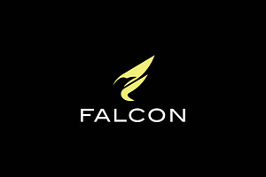 falcon bird logo, a Branding & Logo Template by ZHR Creative