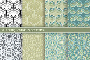 Winding Seamless Patterns