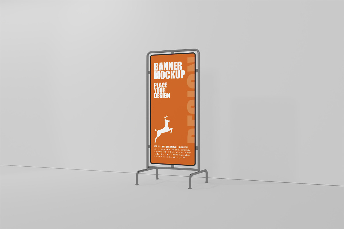 Banner Mockup, a Mockup by Kenrichi (Photo 1 of 3)