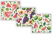 Fruit Seamless Pattern Digital Paper, a Pattern Graphic by FloridPrintables (Thumbnail 4 of 9)