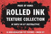 Rolled Ink Texture Collection, a Texture Graphic by Brent Galloway (Thumbnail 1 of 7)