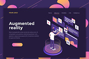 Landing page templates, dark theme, a Templates & Theme by Creative Graphics (Thumbnail 2 of 12)