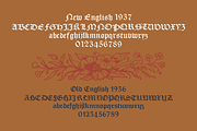 Blackletter Duo | TWO VINTAGE FONTS, a Blackletter Font by Jeffry Macpherson Visuals (Thumbnail 2 of 5)