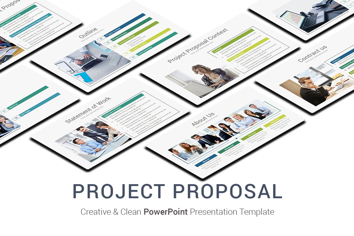 Project Proposal PowerPoint Design, a Presentation Template by OceanArt (Photo 1 of 13)