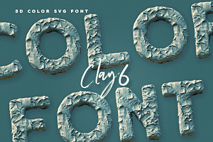 Clay 6 - Color Font
