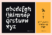 Jiang - Asian Inspired Display, a Script Font by HipFonts (Thumbnail 7 of 7)