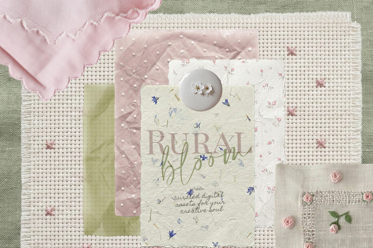 Rural bloom Cottagecore Scrapbooking, an Object Graphic by 60secondsArt (Photo 4 of 10)