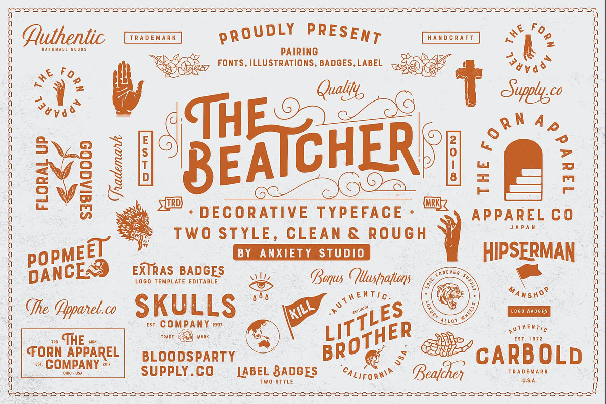 HANDMADE FONT BUNDLE, a Sans Serif Font by Anxiety Studio (Photo 21 of 25)