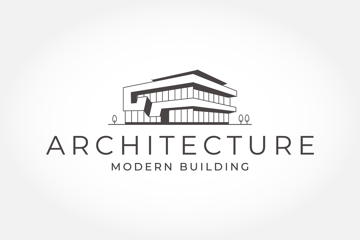 Minimalist Modern Building Line Art, a Branding & Logo Template by PrastHF