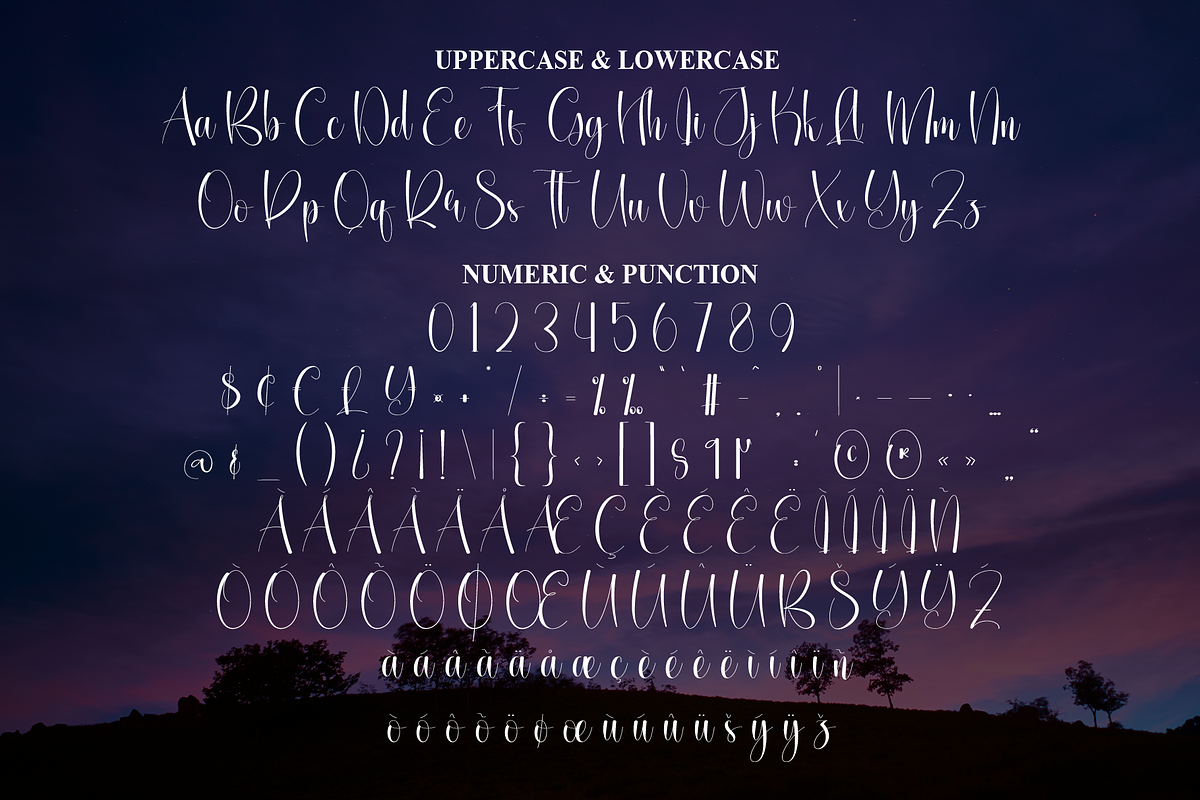 Midnight | Script Font, a Handwritten Font by Scratchones (Photo 7 of 9)