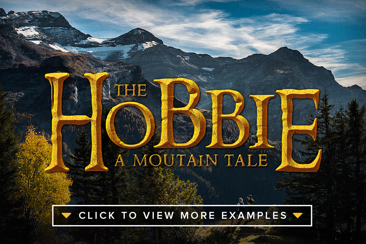 Movie Photoshop Text Effects Bundle, a Layer Style Add-On by Creativenauts (Photo 5 of 5)