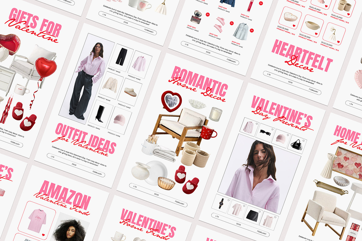 30 Valentine LTK Instagram Story, a Social Media Template by Amaré Creative (Photo 1 of 6)