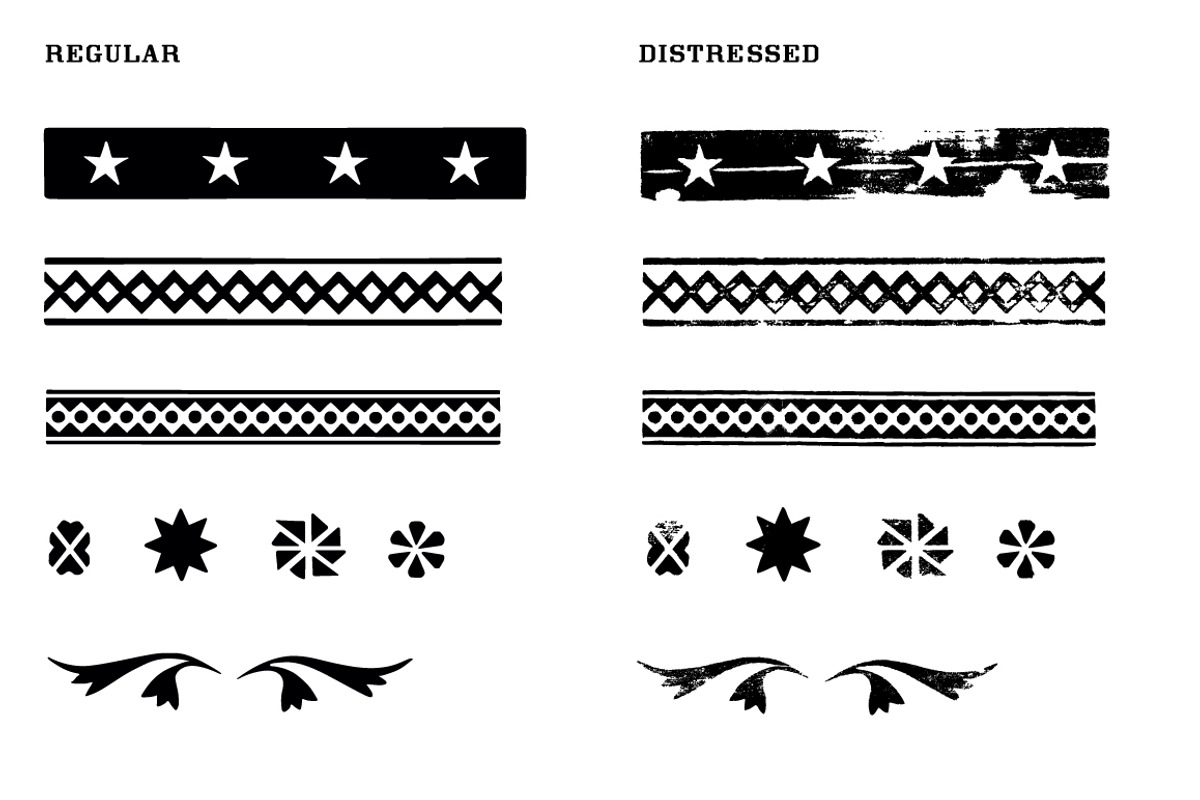 Borders & Ornaments Vector Art, an Object Graphic by Wood Type Revival (Photo 2 of 4)