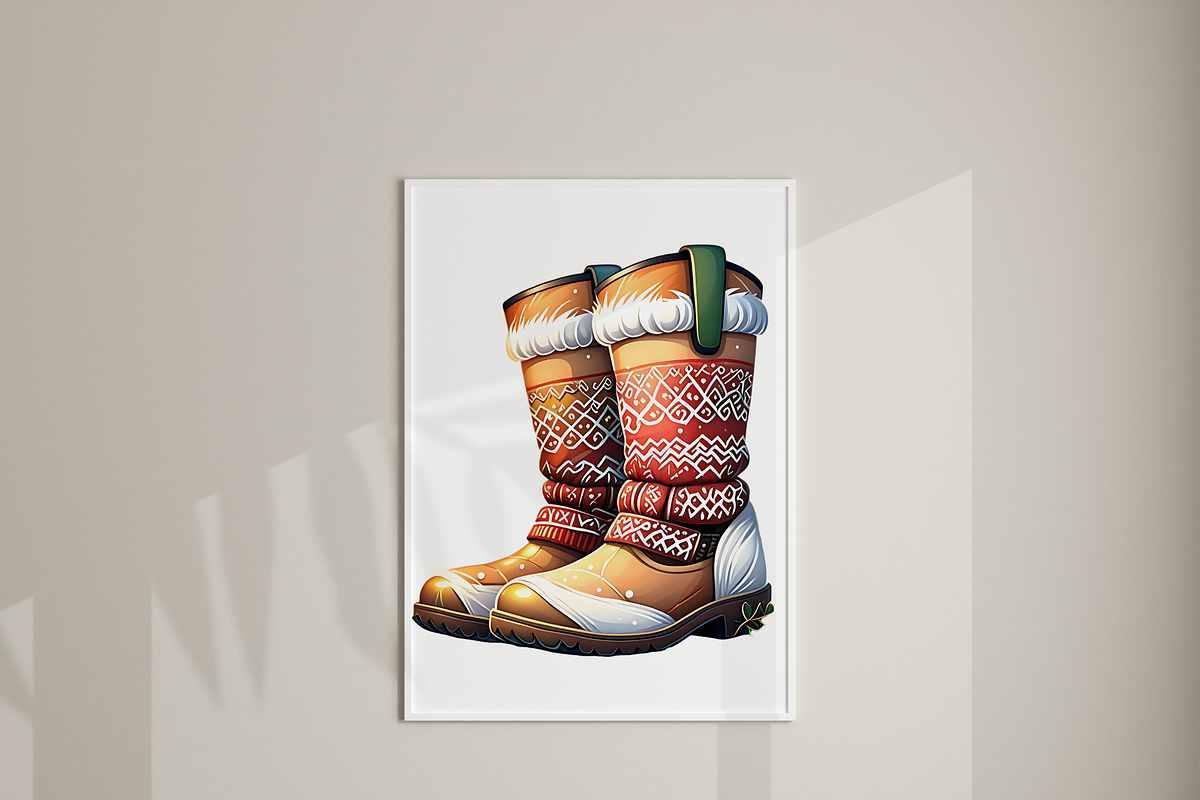 40 PNG Christmas Woodland Clipart, a Seasonal Illustration by Pati Charm Studio (Photo 7 of 8)