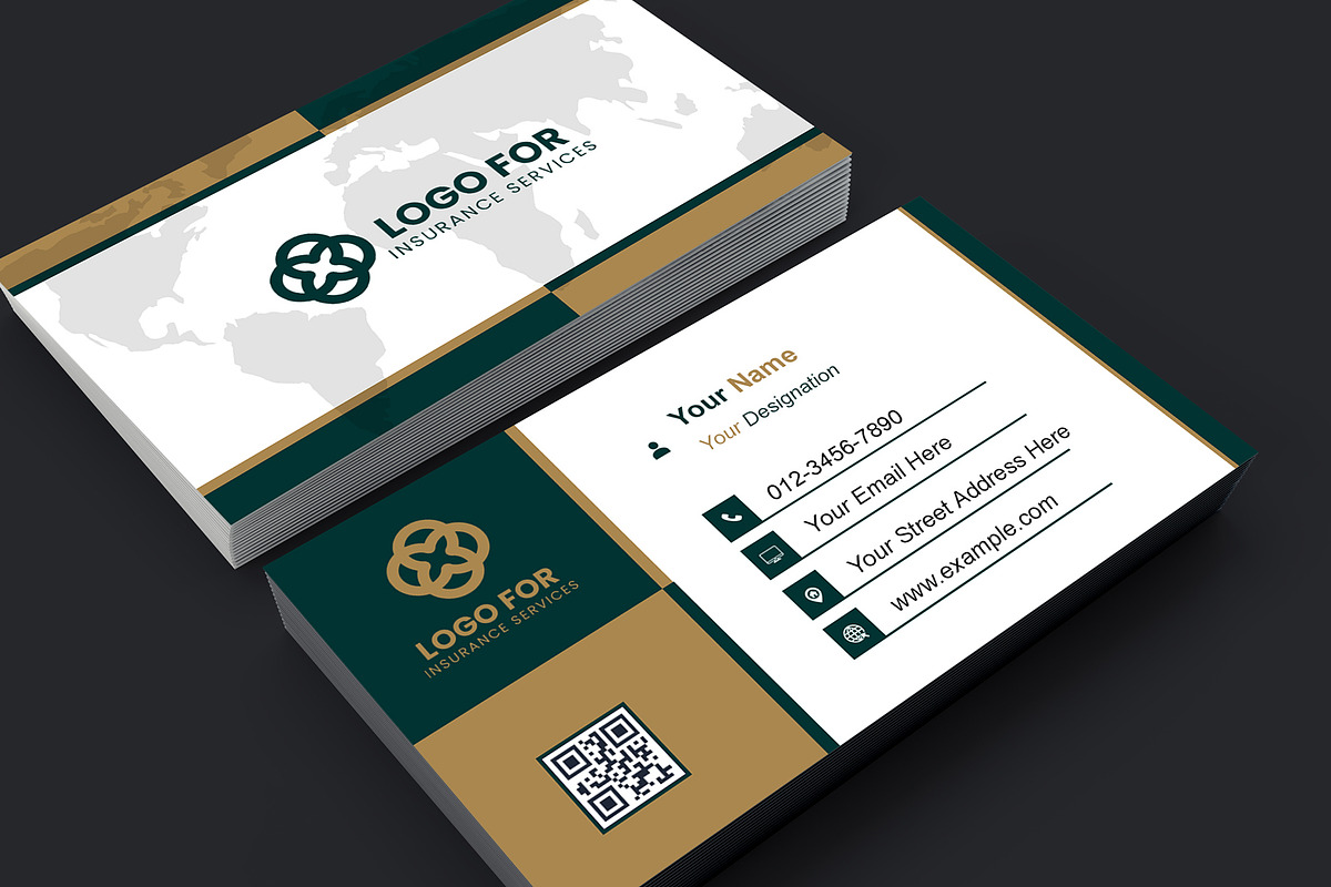 Simple Business Card Template PSD preview 5