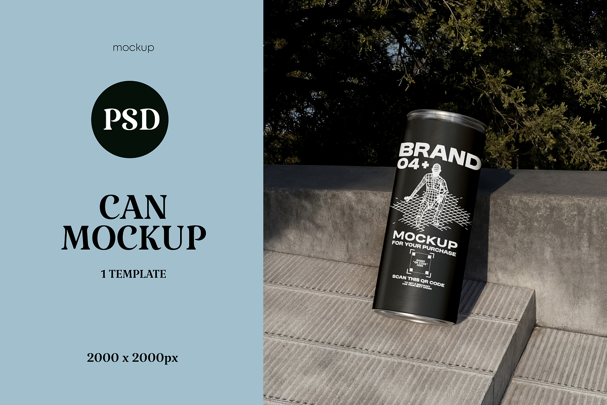 Can Mockup, a Product Mockup by PopotLane (Photo 1 of 3)