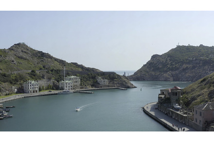 Beautiful bay with blue water and, an Architecture Photo by Media Whale Stock