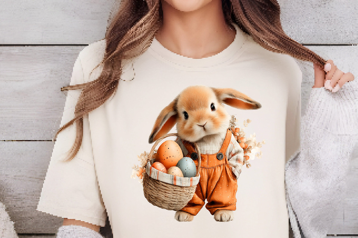 Cute Easter Clipart, an Illustration by DreamCafeArt (Photo 5 of 6)