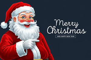 Template Merry Christmas & New Year
