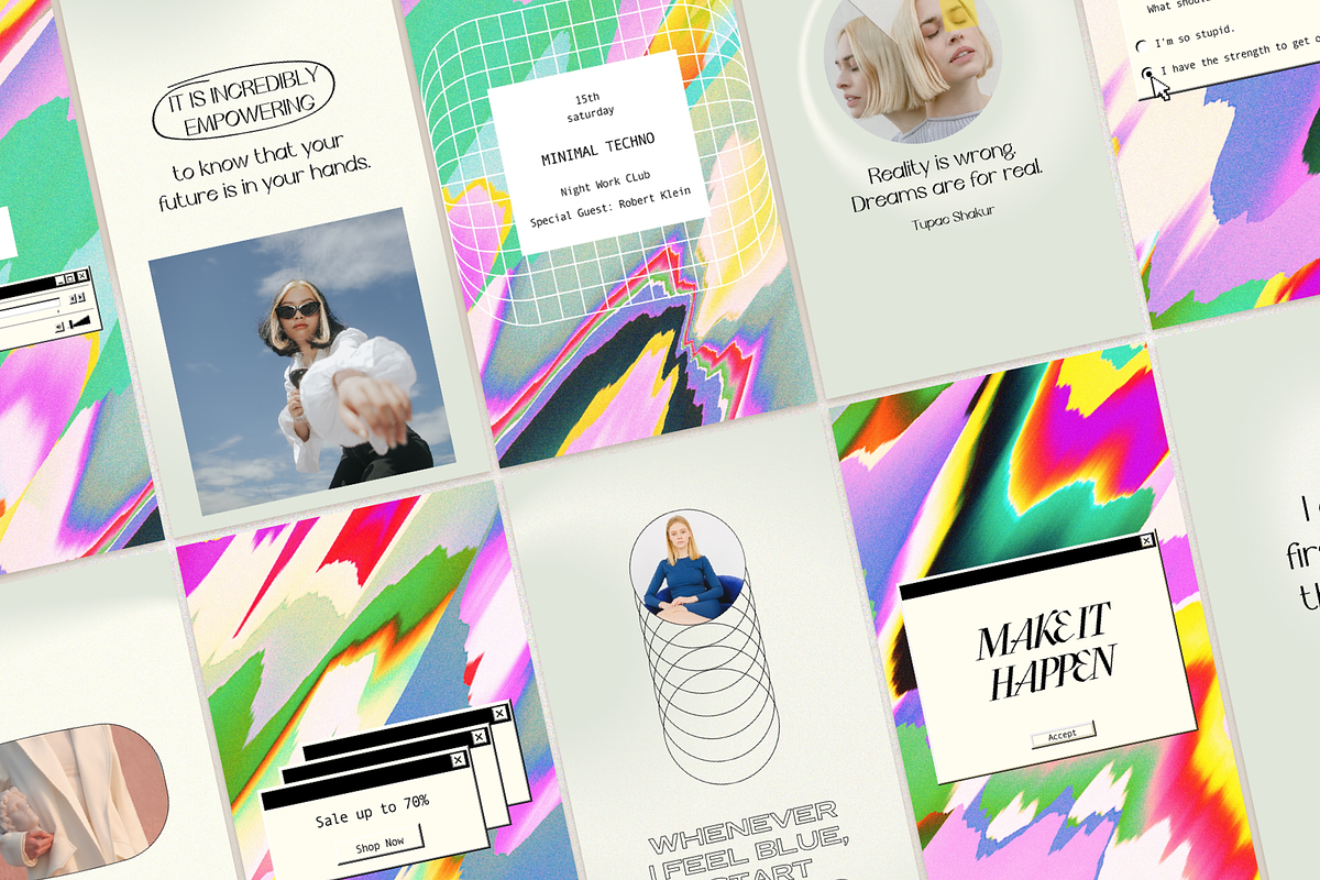 Instagram Colorful Template & Quotes, a Social Media Template by Bonumo (Photo 9 of 15)