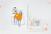 Dogs in Popons - It's all about Love, an Illustration by Zooza Art (Thumbnail 6 of 7)