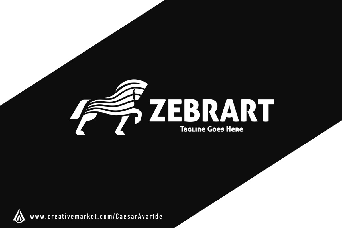 Colorful Zebra Logo Template, a Branding & Logo Template by Avartde Creative (Photo 2 of 3)