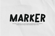 Quicro Marker Font, a Sans Serif Font by QR Design Studio (Thumbnail 2 of 6)